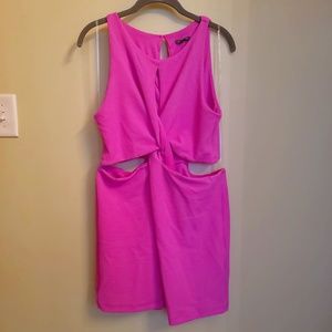 Twisted Pink Night Out Dress